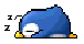 sleeping-penguin